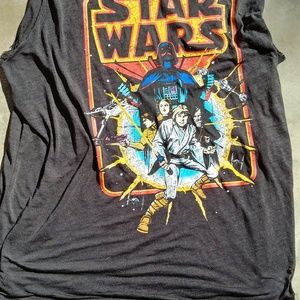Star-Wars sleeveless Vintage inspired shirt